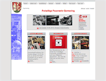 Tablet Screenshot of ff-germering.de
